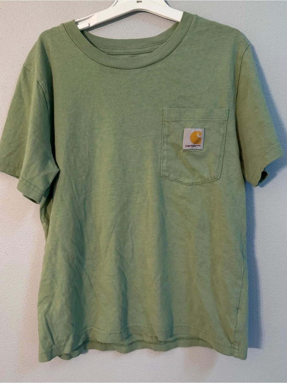 Carhartt‎ Short Sleeve Tee in Sage Green Small Kids 8-10